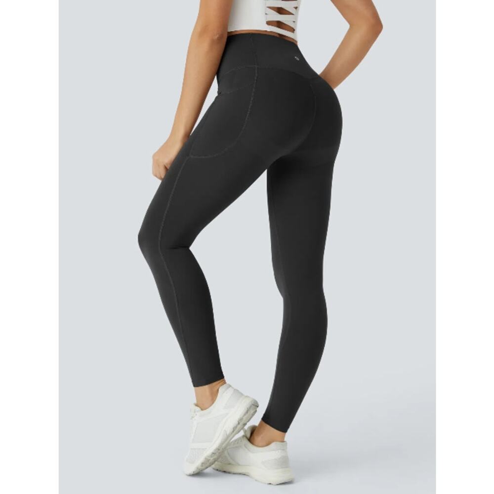 Halara UltraSculpt  High Waisted Butt Lifting Leggings Size Medium Black NEW